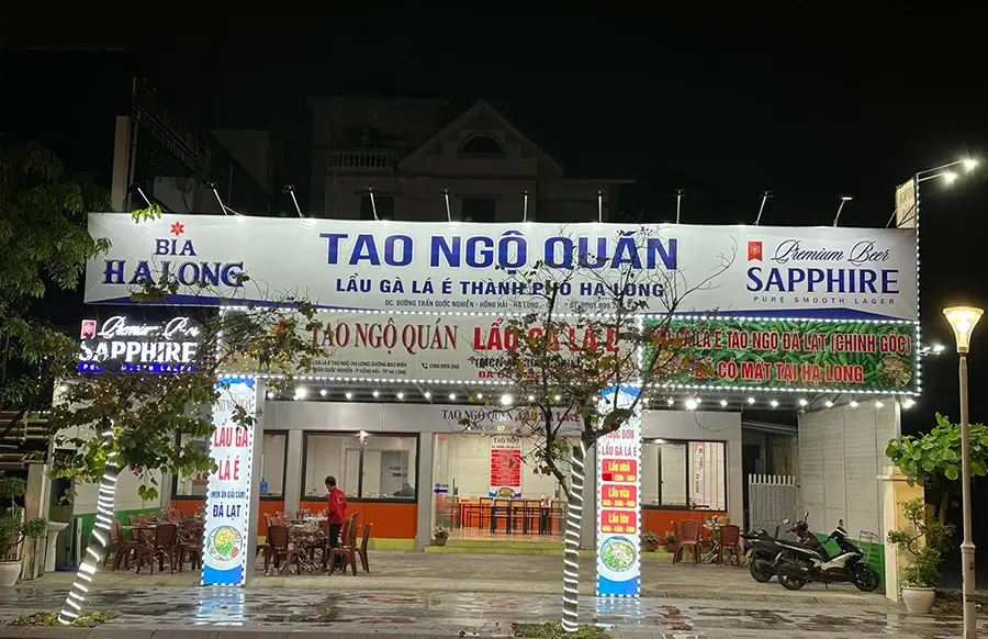 Lẩu gà lá é tao ngộ Hạ Long
