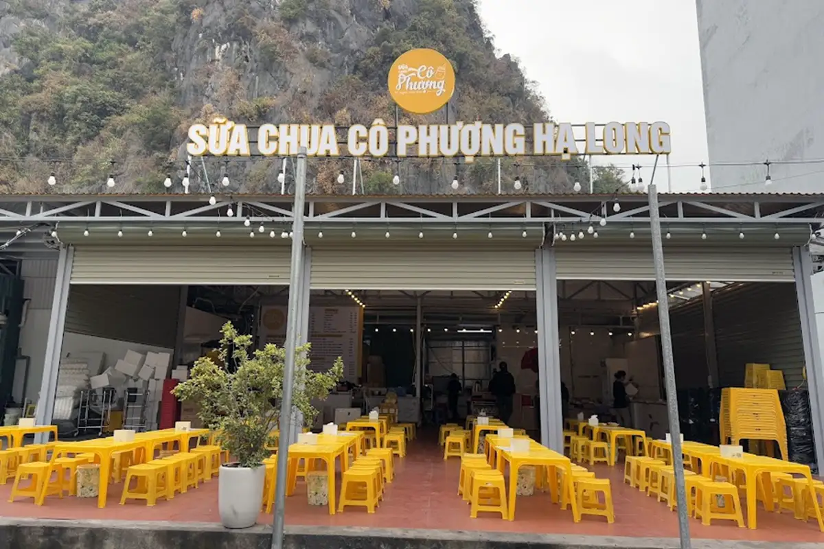 Quán sữa chua Cô Phượng Hạ Long