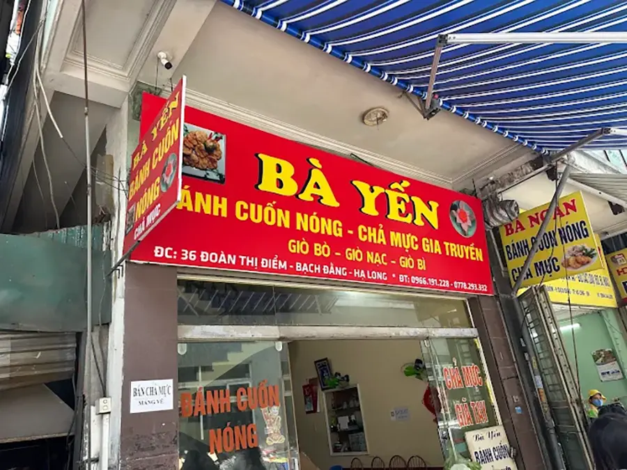 bánh cuốn bà Yến