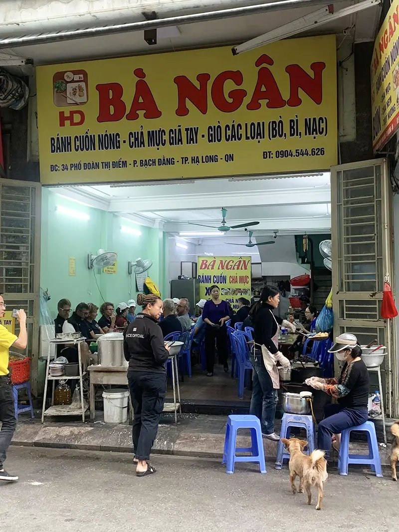 bánh cuốn bà ngân