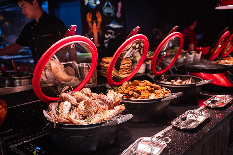 Buffet Hải sản hồng hạnh 8
