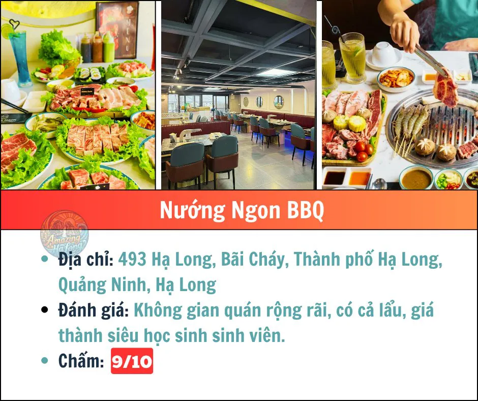 nướng ngon BBQ Bãi Cháy